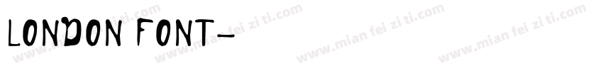 London Font字体转换